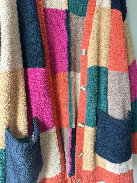 (XL) Grace & Lace cloud patchwork cardigan - Picture 6 of 6